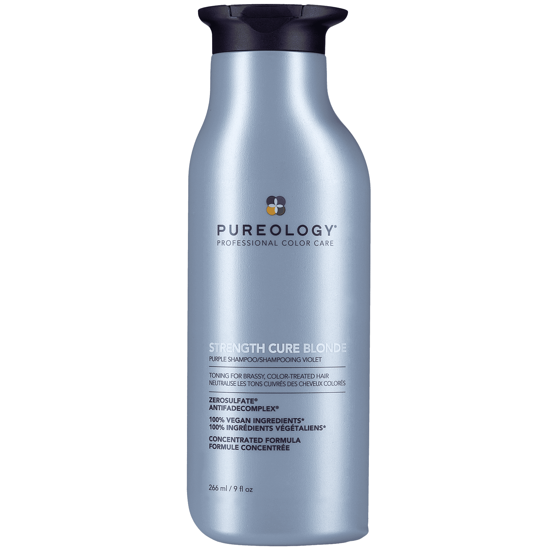 Strength cure blonde purple shampoo for blonde hair pureology